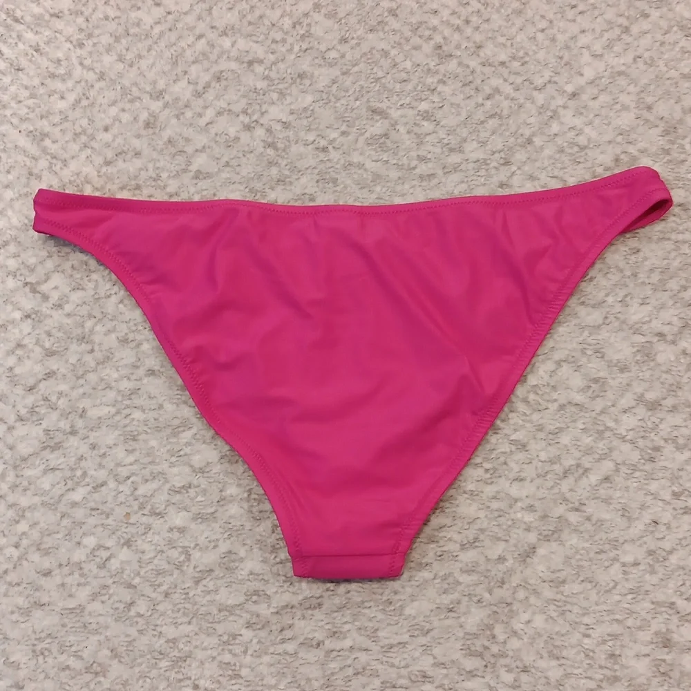 NWT, J. Crew Heritage 1989 Bikini Bottom In Fuschia Pink